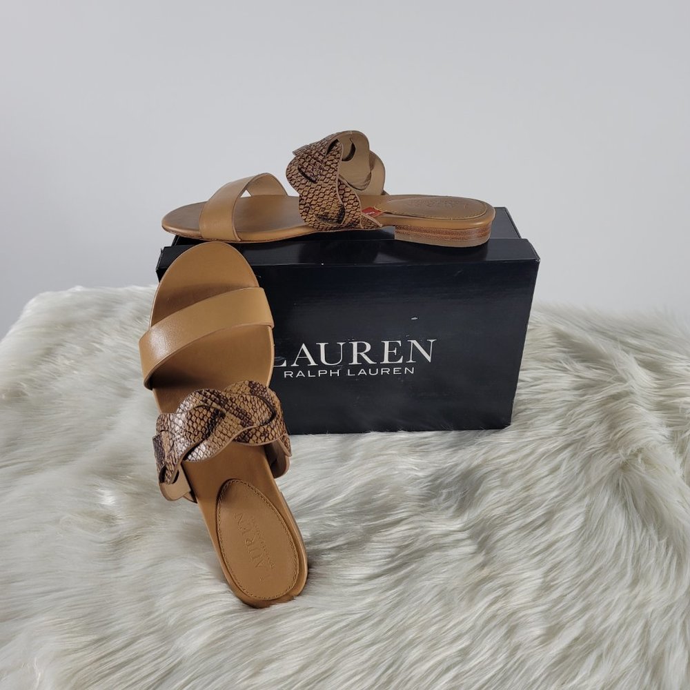 Lauren Ralph Lauren Edyth Python Embossed - Picture 4 of 4